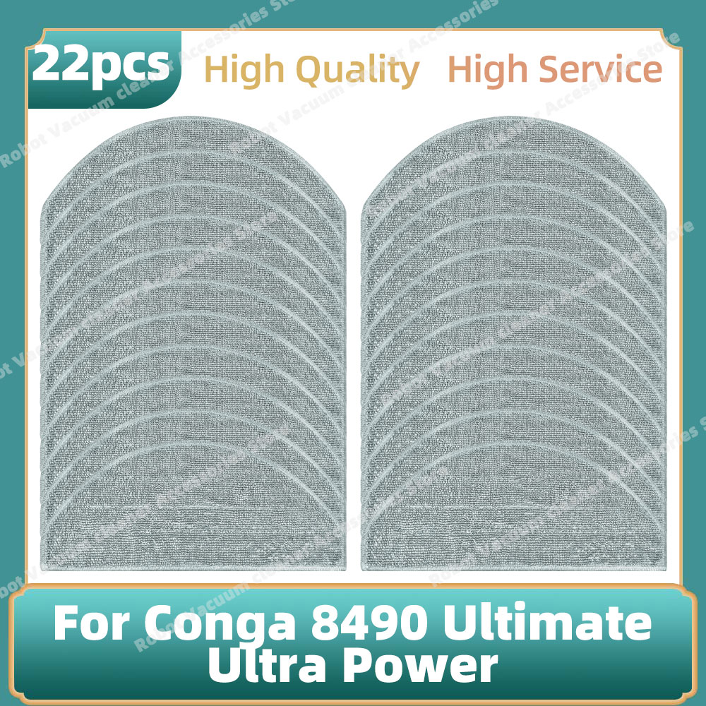 Compatible For Cecotec Conga 8490 Ultimate Ultra Power / 7490 Ultimate Home X-Treme Genesis Accessories Brush Mop Bag Parts: Dark Grey