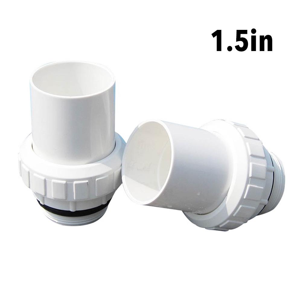 Slang Adapter Duurzaam Corrosiebestendig Slang Connector Waterleiding Gezamenlijke Slang Connector Voor Zwembad Accessoires: 1.5