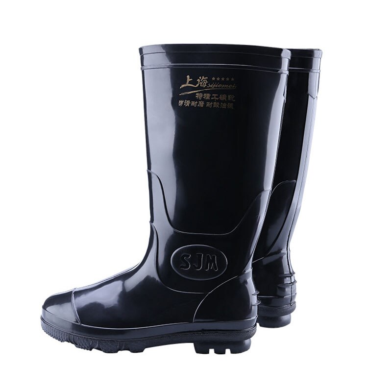 Aleafalling Tall Regen Laarzen Mannen Keuken Fshing Waterdichte Arbeid Bescherming Waterdichte Schoenen Non-Slip Rubberen Laarzen Water Laarzen