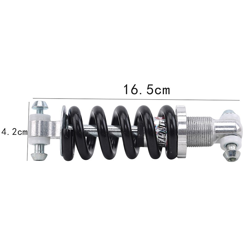 Bicycle Shock Absorbers Mountain Bike Compression Shock Absorbers Metal Spring Multi-Spec Shock With Screws Absorbers: 150mm