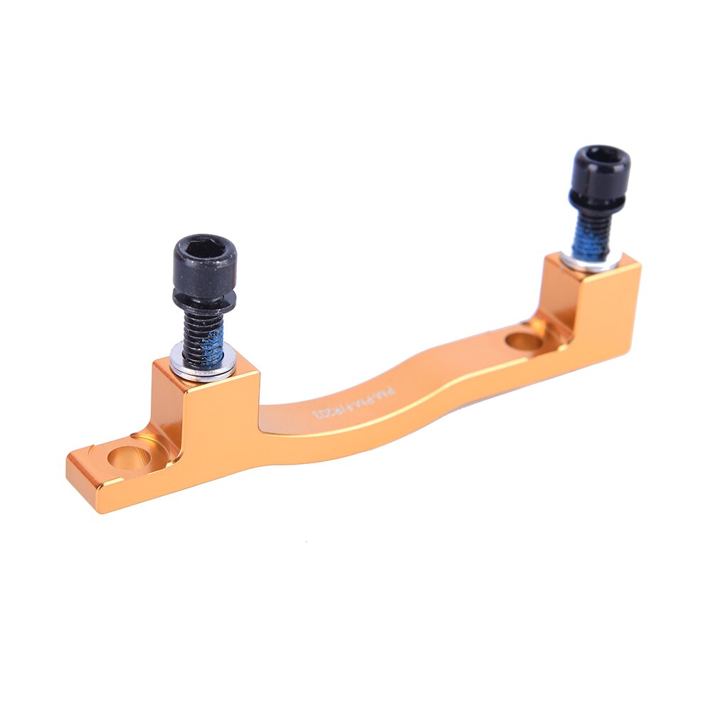 Adaptador de freio a disco de bicicletas 1 peça, para mountain bike, (adequado para 203 rotores, roda frontal e traseira) peças da bicicleta 4 cores: gold