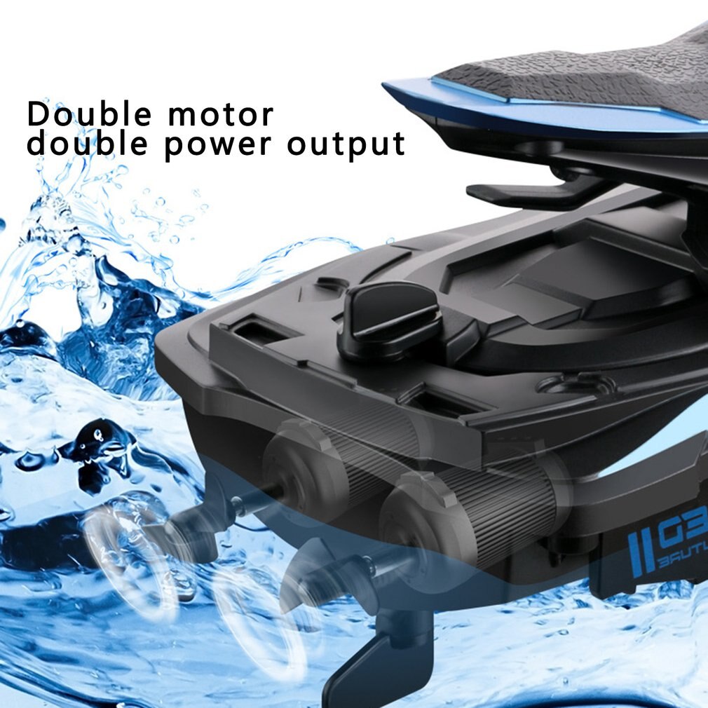 S9 1/14 2.4G RC Boat 20Mins 40M Motorboat Remote Control Boat Motorcycle Double Motor Two Speed Outdoor Toys for Boys