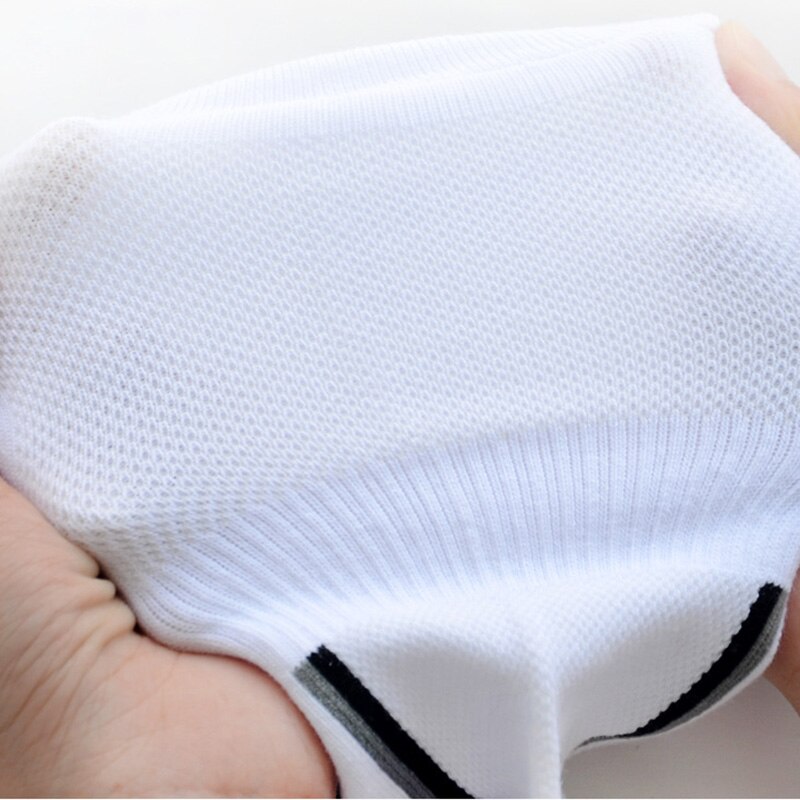 Calcetines cortos de algodón transpirables para hombre, calcetín deportivo, absorción del sudor, 5 pares de calcetas de baloncesto, para verano