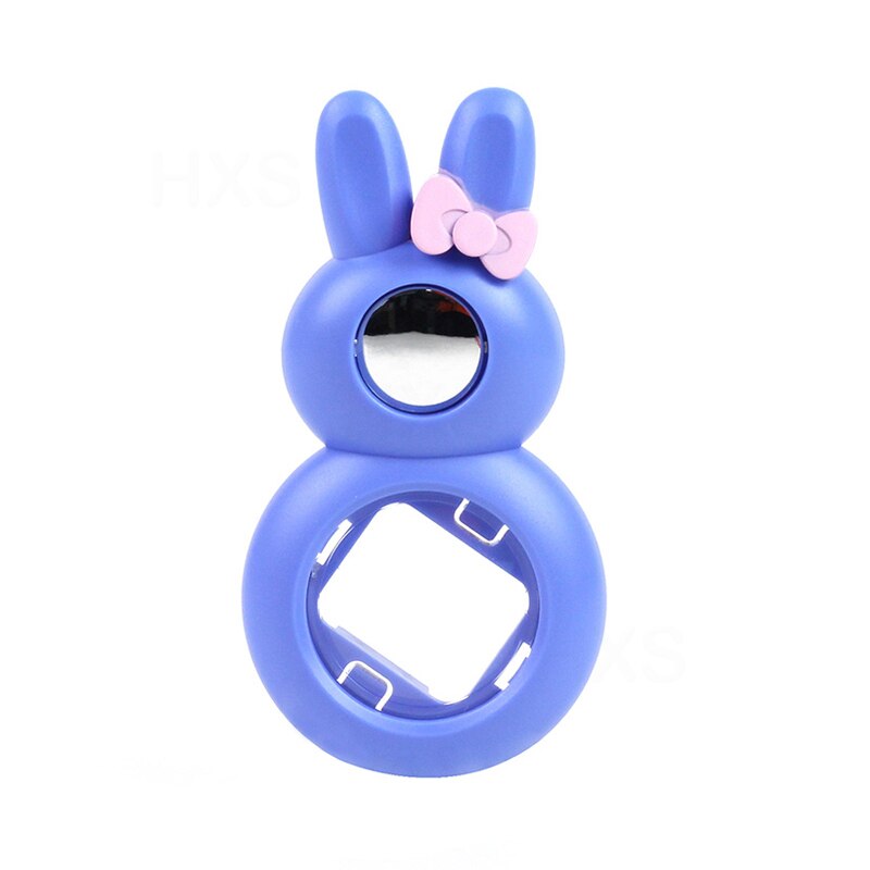 Close-up Lens with Selfie Mirror for FujiFilm Instax Mini 9, Instax Mini 8, Instax Mini 7s Instant Film Photo Camera: Rabbit Cobalt Blue