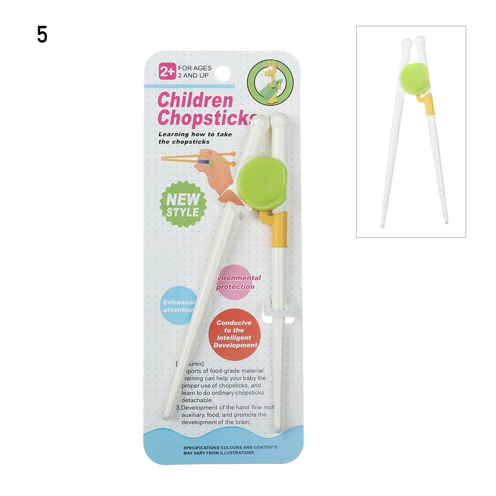 1 Pair Cute Chopsticks For Children Cartoon Learning Chop Sticks Reusable Training Chopsticks Cute Kids Baby Cookware: 5