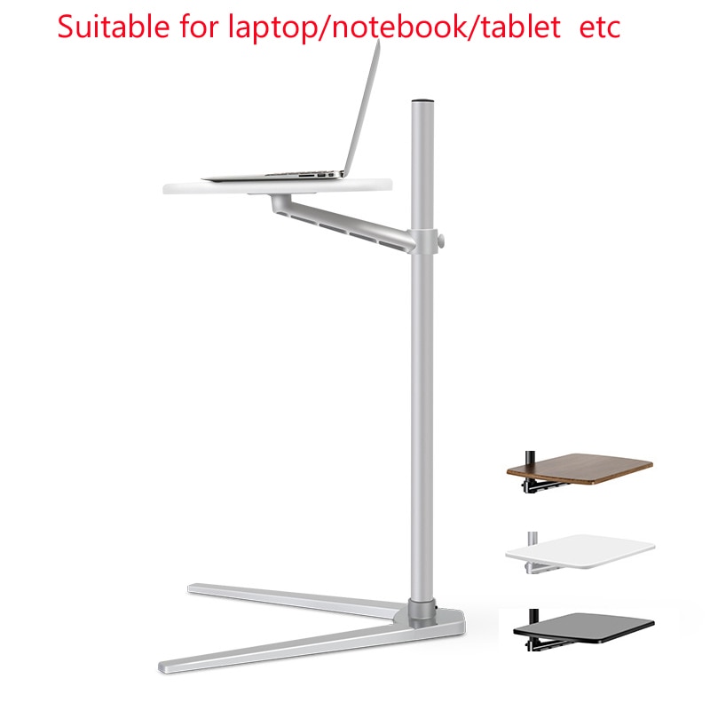 Soporte de suelo para ordenador 3 en 1, multifunción, UP-8T, para todos los portátiles/tabletas/Smartphone, altura/ángulo ajustable, con bandeja para ratón