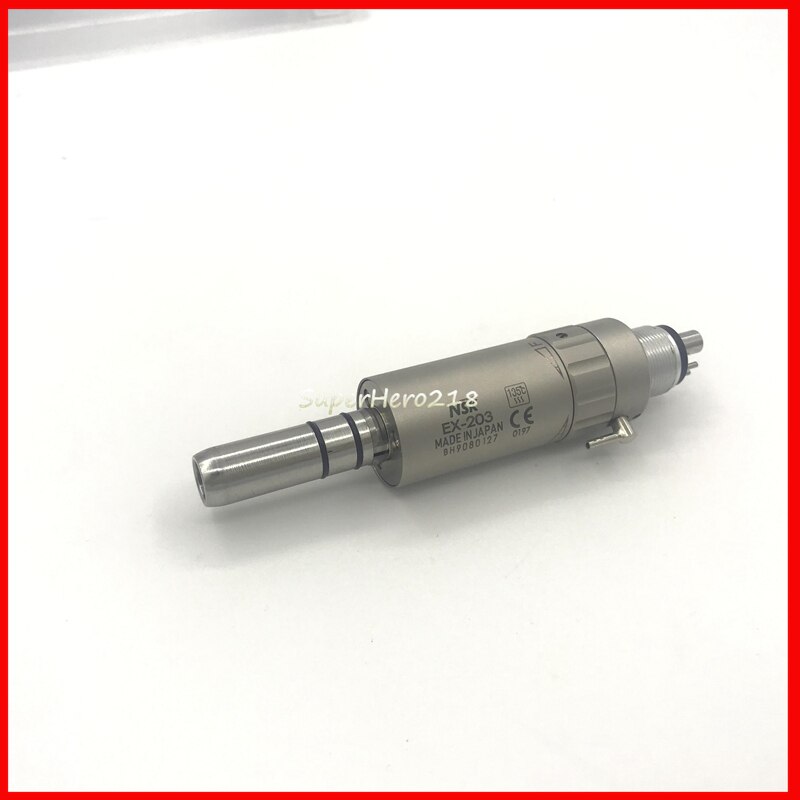 Dental nsk låghastighetshandstycke polering mikromotor vinkelrät luftmotor ex -203 kit 2 4 hål: Motor 4 hål