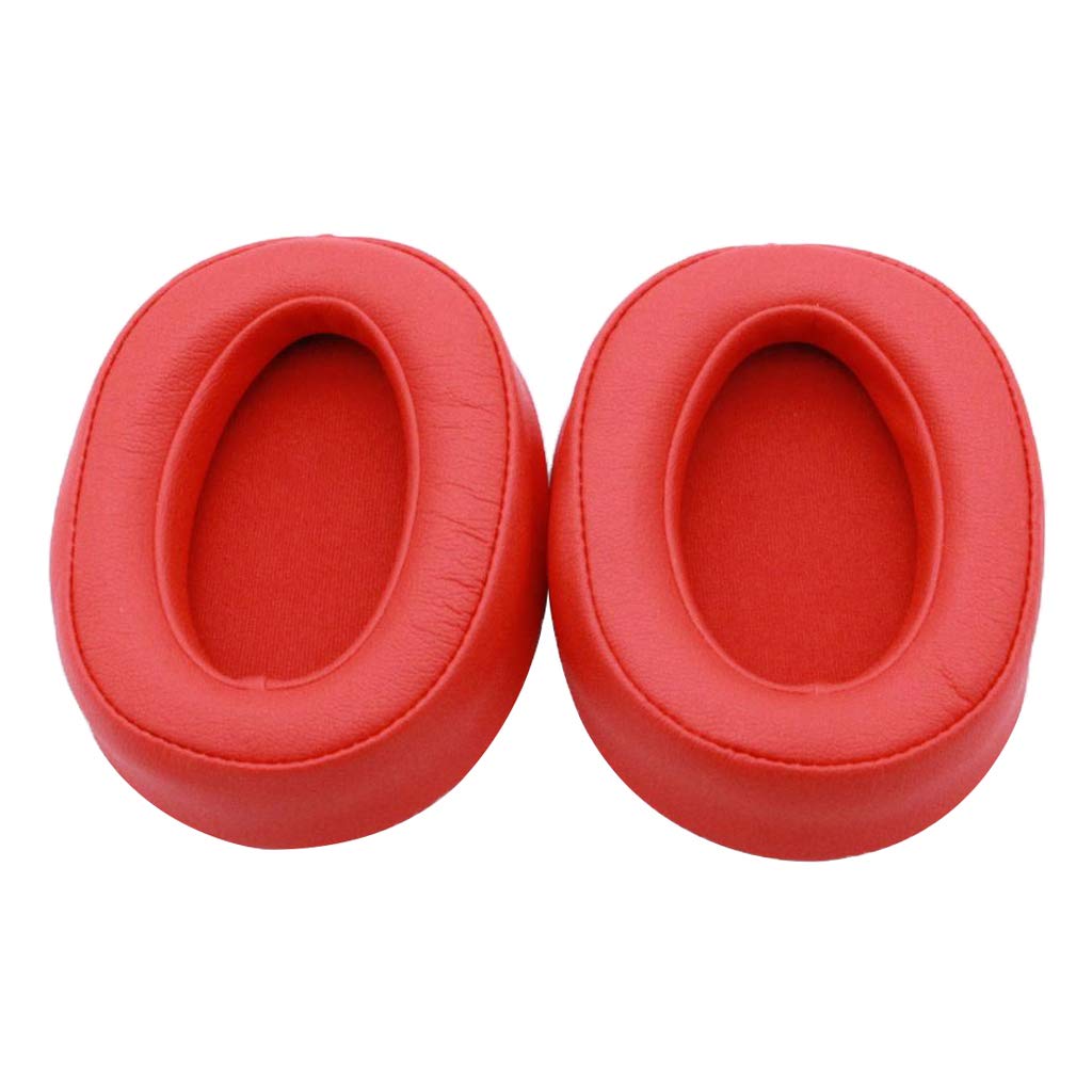 Oorkussen Voor Sony MDR-100ABN WH-H900N Hoofdtelefoon Oorkussen Kussen Cups Cover Oordopjes Oorbeschermers 1 Paar: China red