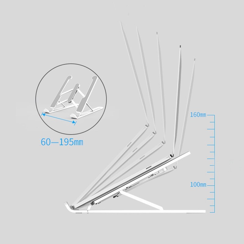Foldable Laptop Stand Portable Support Base Notebook Holder for HP Computer Cooling Bracket Riser