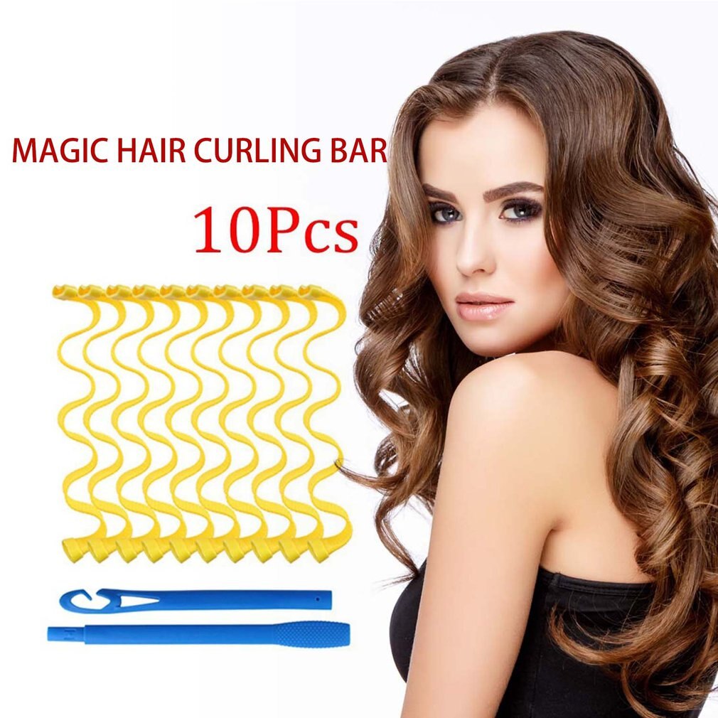 Rizadores de pelo mágicos para salón de belleza, rizadores de pelo suaves, herramienta de estilismo de cabello rizado de gran tamaño, DIY