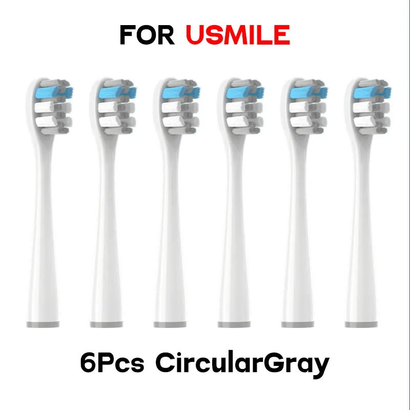 Toothbrushes Head Suitable for All Models of Usmile Brand Electric Toothbrushes Independent Vacuum Packaging: PURPLE