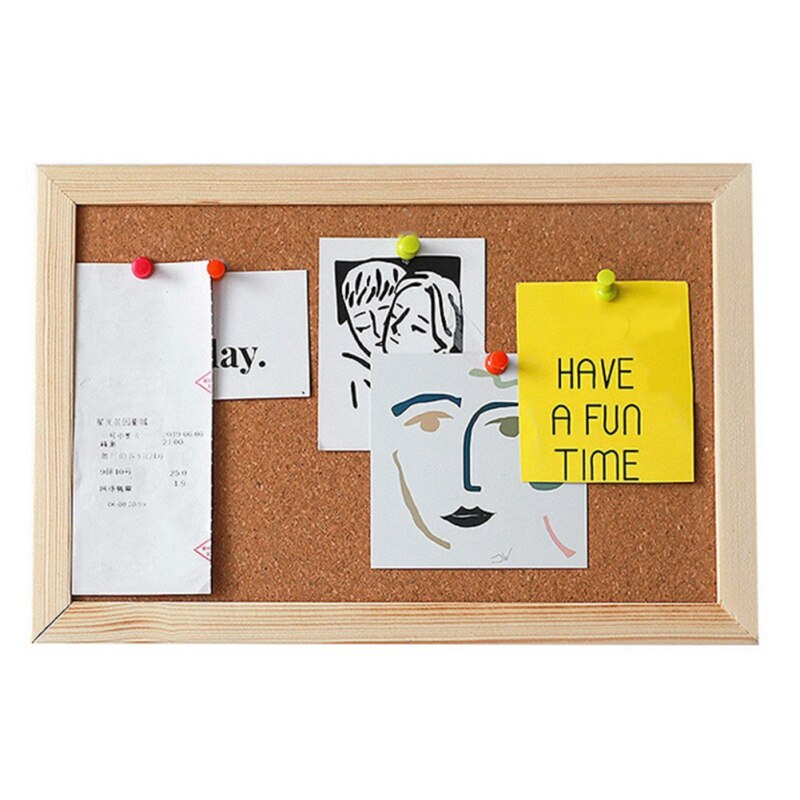 ♕s-Decorative Board With Frame Cork Board Drawing Board Pine Wood Frame White Boards Home Office Decorative