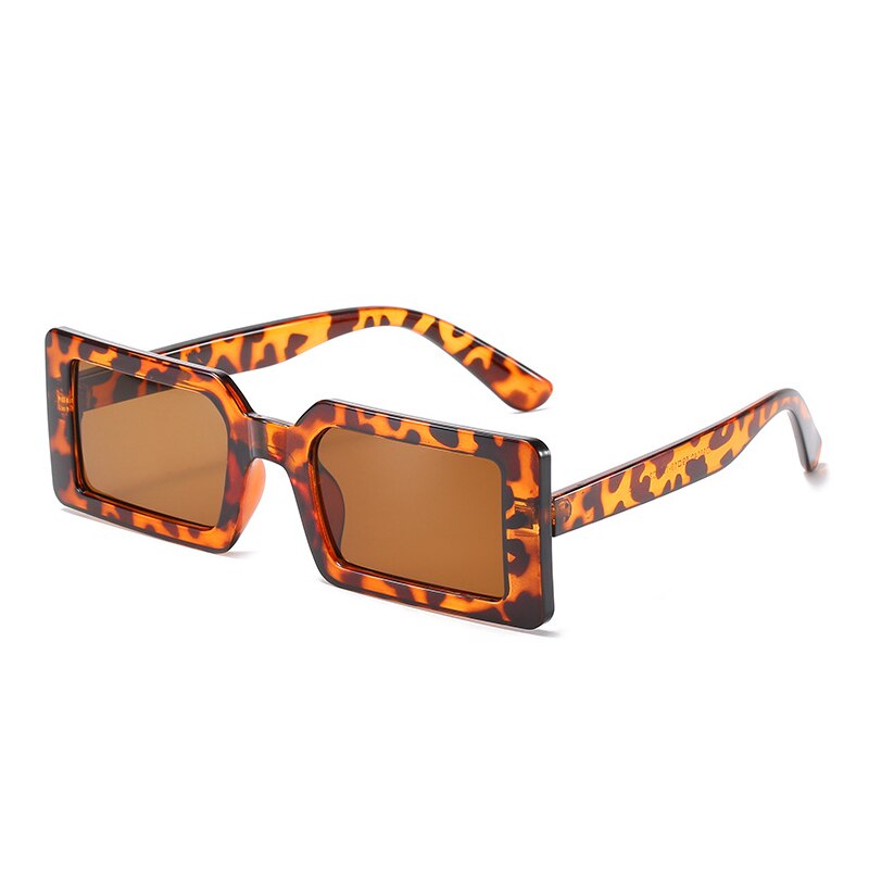 Brand Groene Rechthoek Zonnebril Vrouwen Vintage Rechthoekige Frame Mode Brede Zonnebril Vrouwelijke Zonnebril Voor Vrouwen