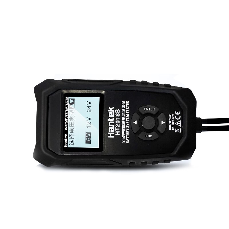 Hantek-testador de bateria ht2018b/c, suporte para teste de bateria de carro, 6v/12v/24v, ferramenta de diagnóstico com chumbo-ácido