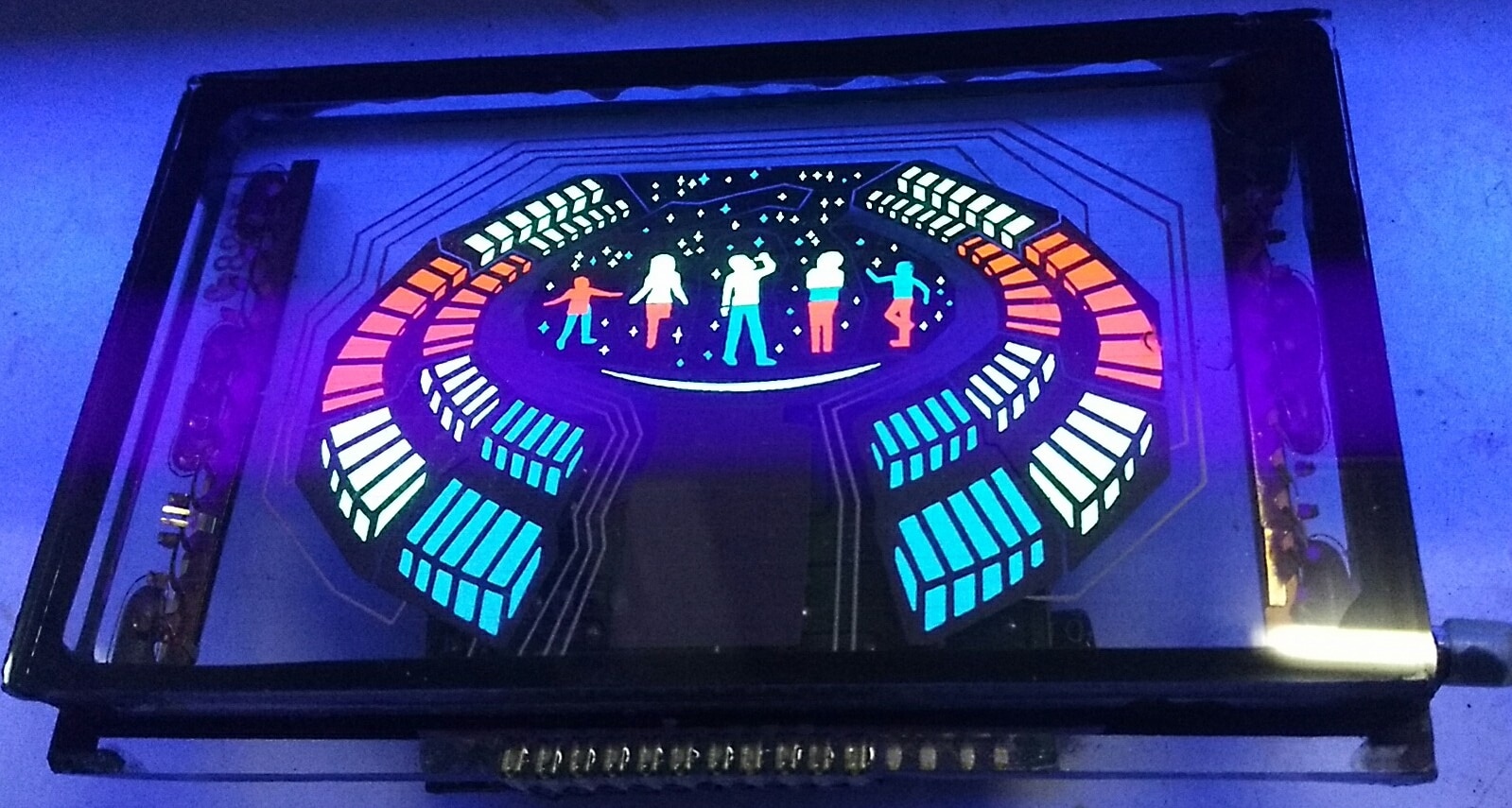 VFD multimedia power amplifier speaker display (kit) 7828