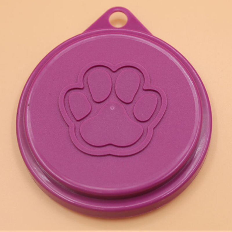 5pcs Tin Deksels Hond Kat Huisdier Voedsel Kan Covers Standard Sized helpen om de resterende voedsel verse Darm afdichting Deksel Plastic hond kom