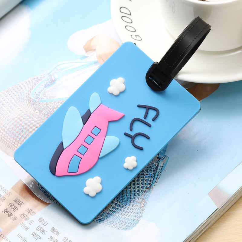 Luggage&bags Accessories Cute Novelty Rubber Funky Travel ID Addres Holder Label Straps Suitcase Luggage Tags