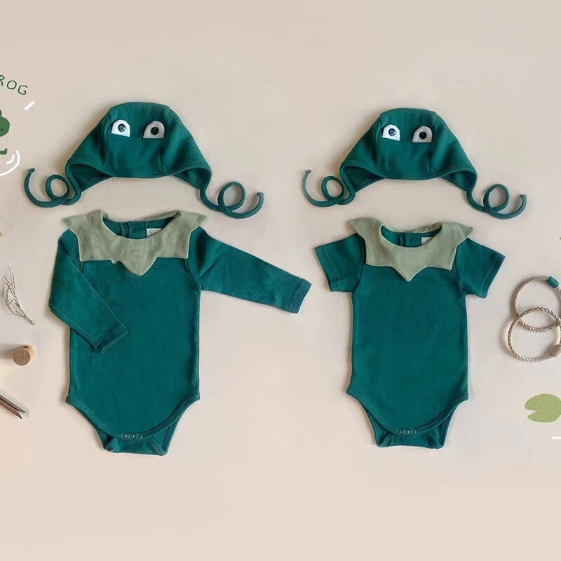 Body à manches courtes pour bébé, garçon et fille, couleur bonbon, été 2022