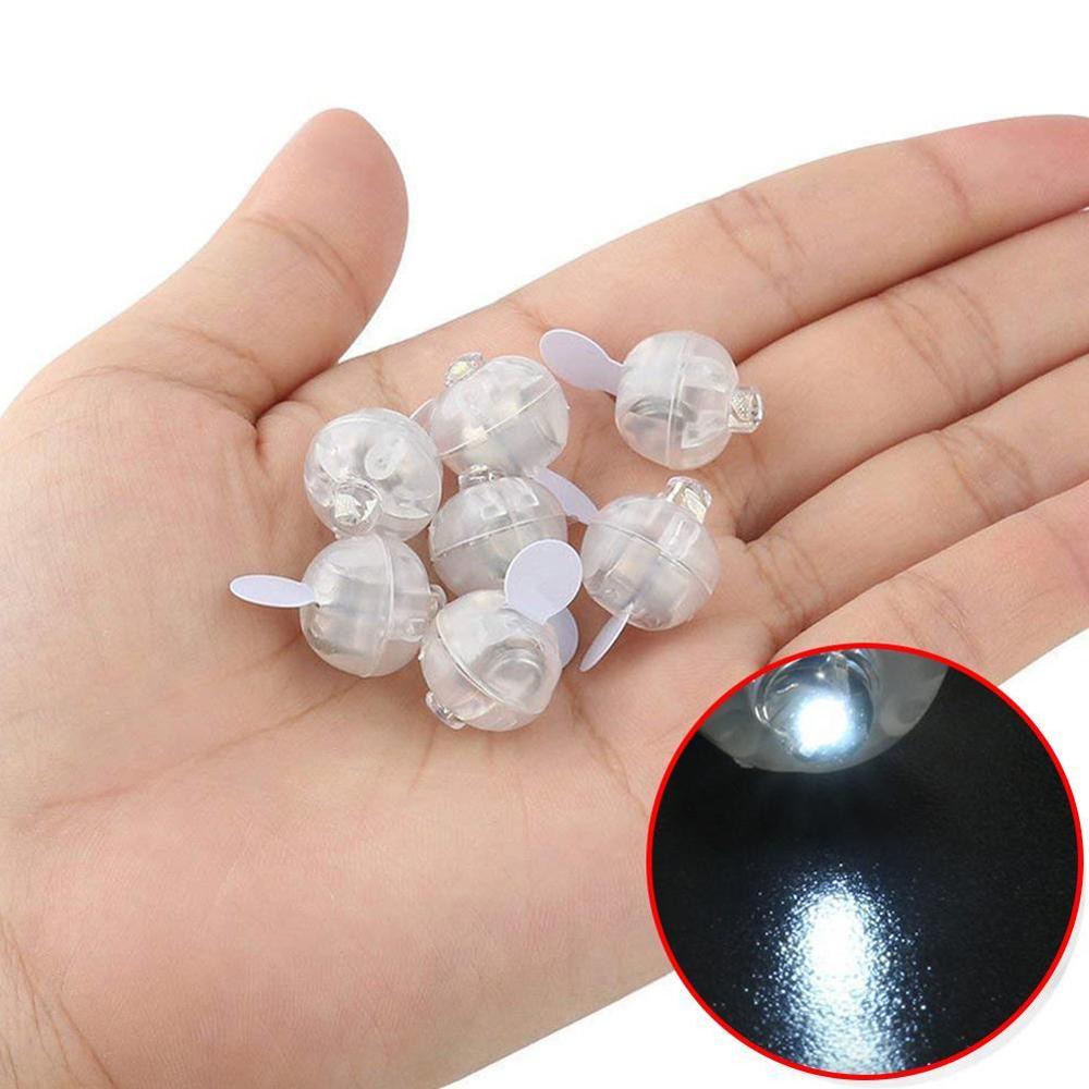 10 stk led mini festlys dekorasjon ball lys ballong lys bar papir lanterne bryllup ballong lampe dekor lamper natt
