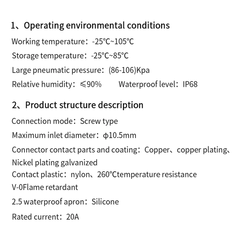 Waterproof M19 Male Female Connector IP68 2 3 4 5 Pin Screw Locking Cable Connectors 500V 20A 10.5mm Electrical Aviation Plug