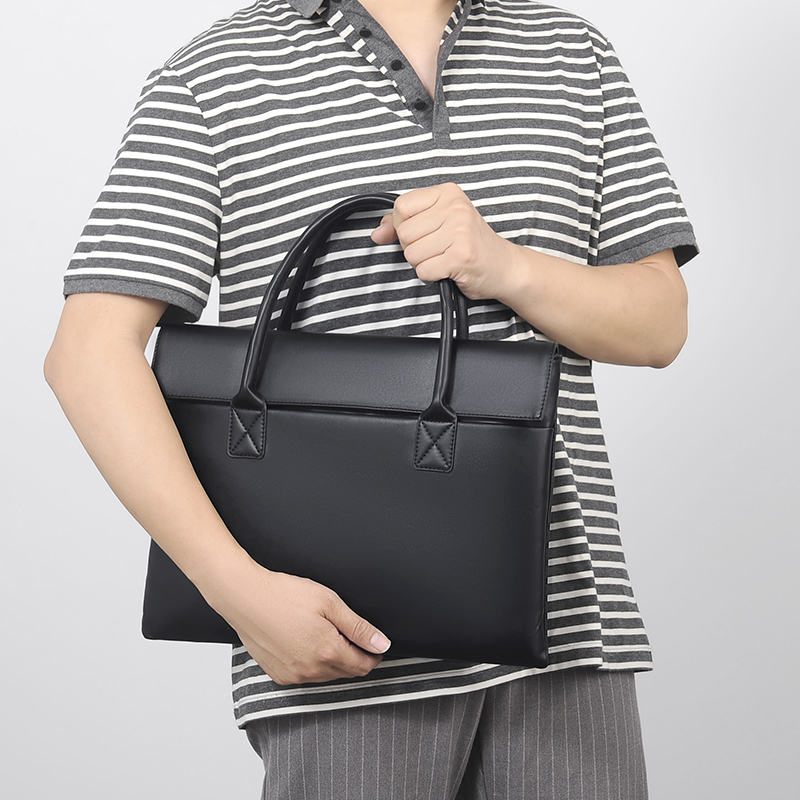 Large Capacity Laptop Bag - Stylish and durable briefcase with multiple compartments for daily essentials and laptop accessories
