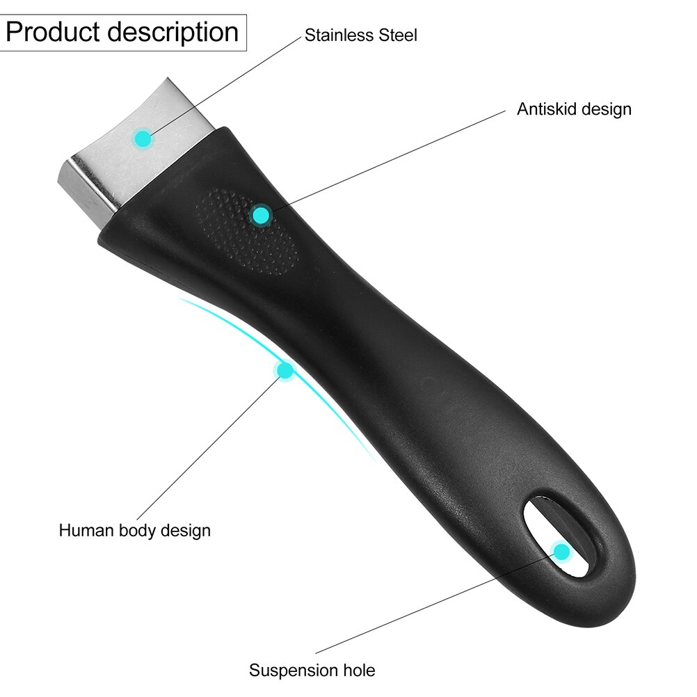 4 Pcs Rvs Pan Handvat Warmte-isolatie Pot Handvat Praktische Wok Handvat