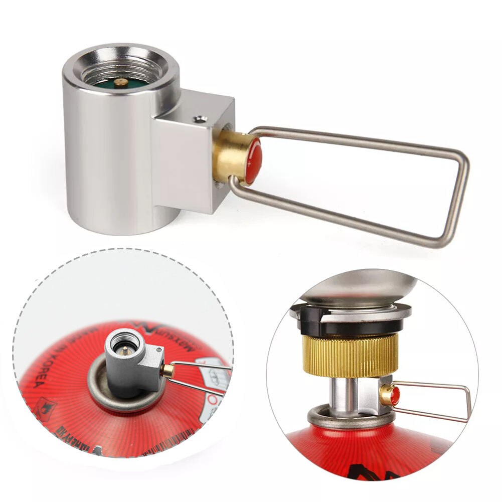 Outdoor Camping Kachel Refill Adapter Platte Gas Adapter Klep Bus Gas Converter Shifter Cilinder Refill Adapter Accessoires
