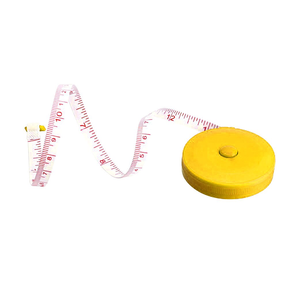 1x Random Color Retractable Tape Measure Sewing Dieting Tapeline Ruler Tiny Tool Sewing Supplies Measure Home Improvement-0.5