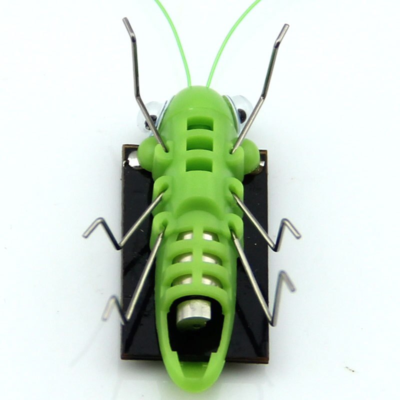 Solar grasshopper Educatieve Op Zonne-energie Grasshopper Robot Speelgoed nodig Gadget zonne-speelgoed Geen batterijen voor kids