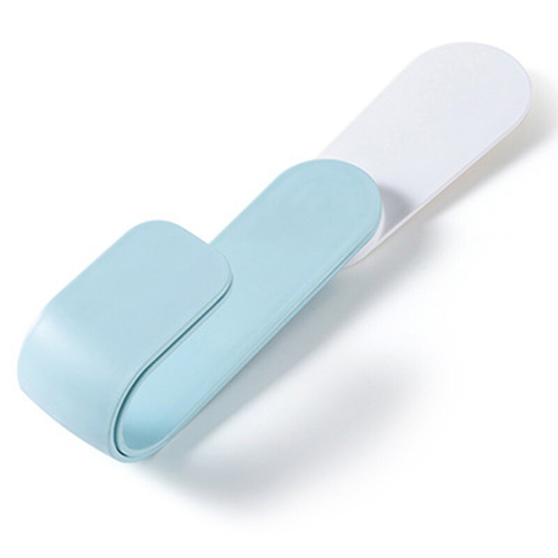 Aan de muur bevestigde pan, deksel, rek, draaibare opbergruimte, verstelbare snijplank, opbergrek, keukenfornuisstandaard: Blauw