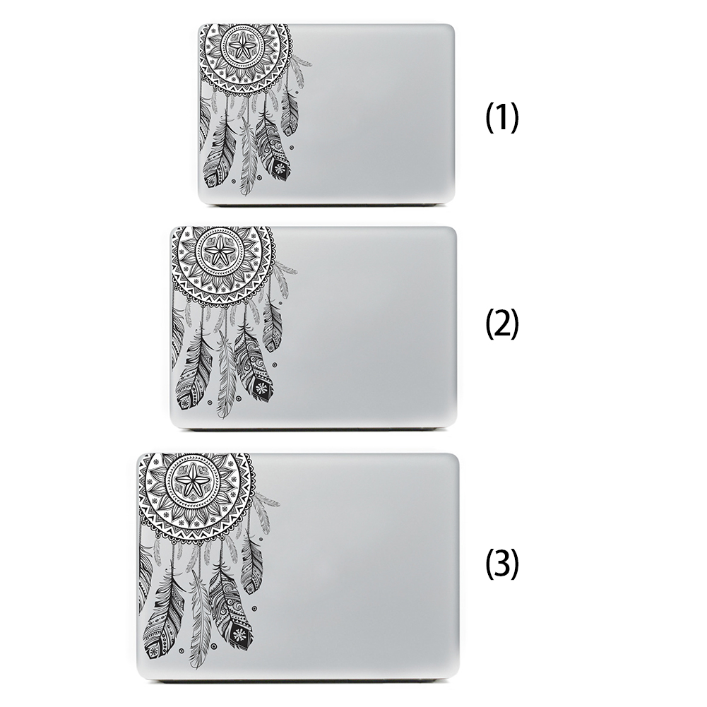 Blomster laptop skin sticker notebook computer sticker til book air pro retina 13 bog 11 13 15 tommer  #905