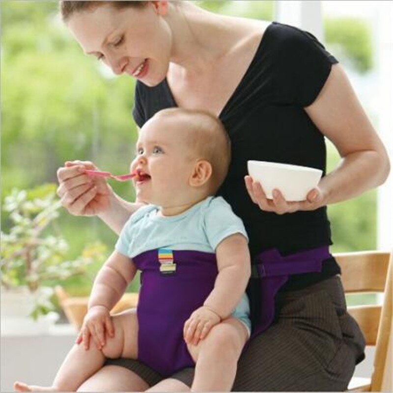Reine Baumwolle Baby Esszimmer Stuhl Sicherheit Gürtel, Tragbare Sitz Mittagessen Stuhl Sitz strecken wickeln Fütterung Stuhl nutzbar machen Festen Trägern
