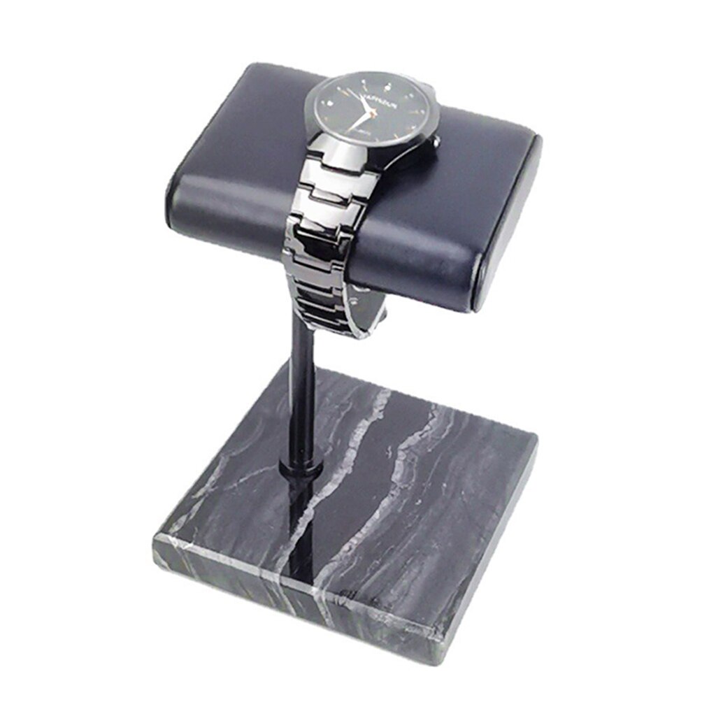 Stable Marble &amp; PU Leather Watch Holder Display Stand for Jewelry Bracelet Bangle Watch Strap Case Jewelry Organizer Showcase: Style 13