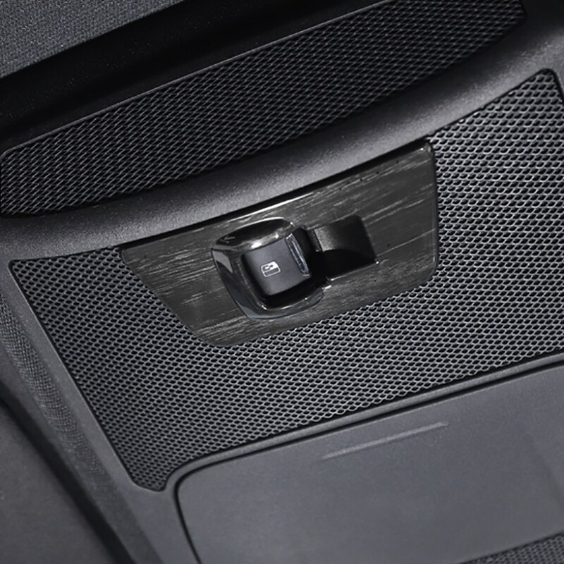 Bil bak litet fönster lyft panel switch knapp täcker trim ram tillbehör för ford  f150 , svart trä ådring