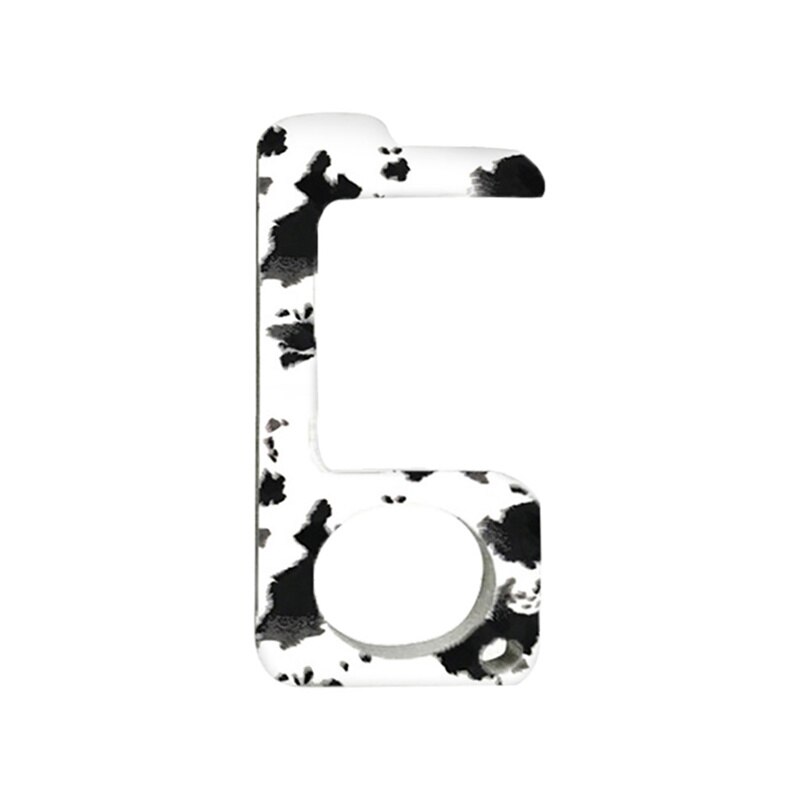 Portable Non-Contact Door Opener Stylus Elevator Keychain Tool Hygienic Keychain Open Doors Press Elevator Button Tool: F