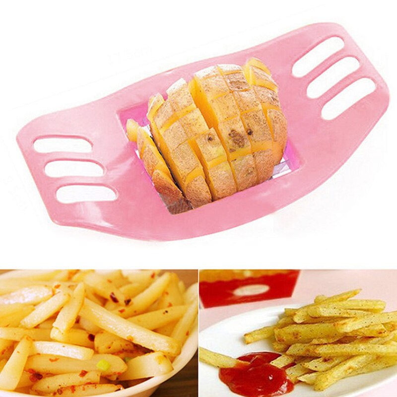 Potato Cutting Device Cut Fries Kit French Fry Yarn Cutter Carrot Vegetable Slicer Chopper Chips Stainless Kitchen utensils