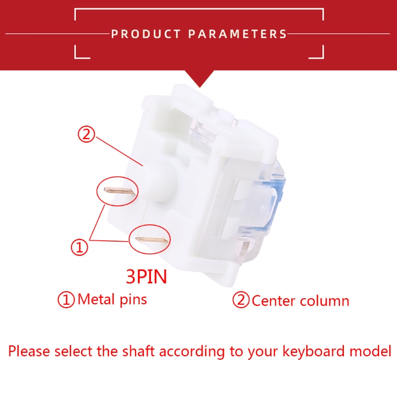 Mechanical Keyboard DIY Accessory Switches LED Switch for Cherry MX Gateron