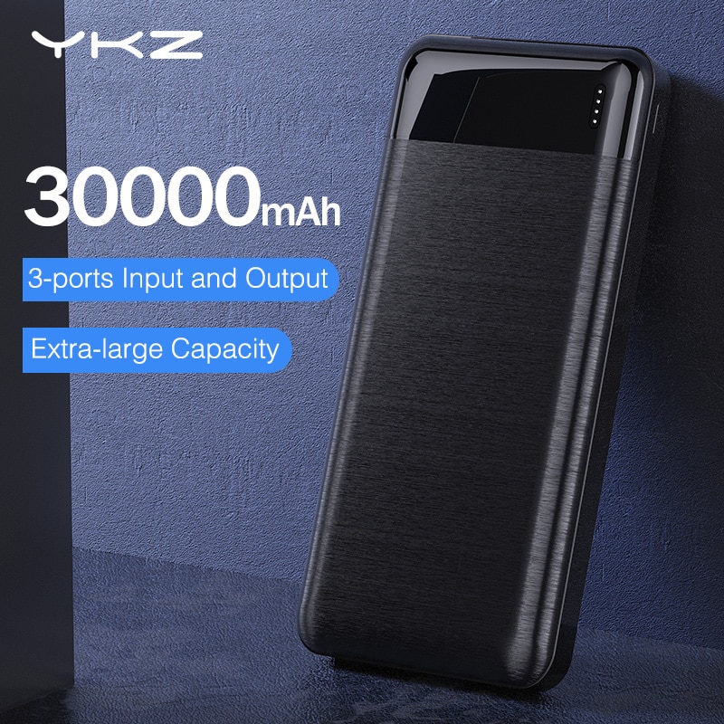 Ykz Mini Power Bank 30000 Mah Bank Draagbare Opladen Poverbank Mobiele Telefoon Externe Batterij Oplader Powerbank Voor Iphone Xiaomi