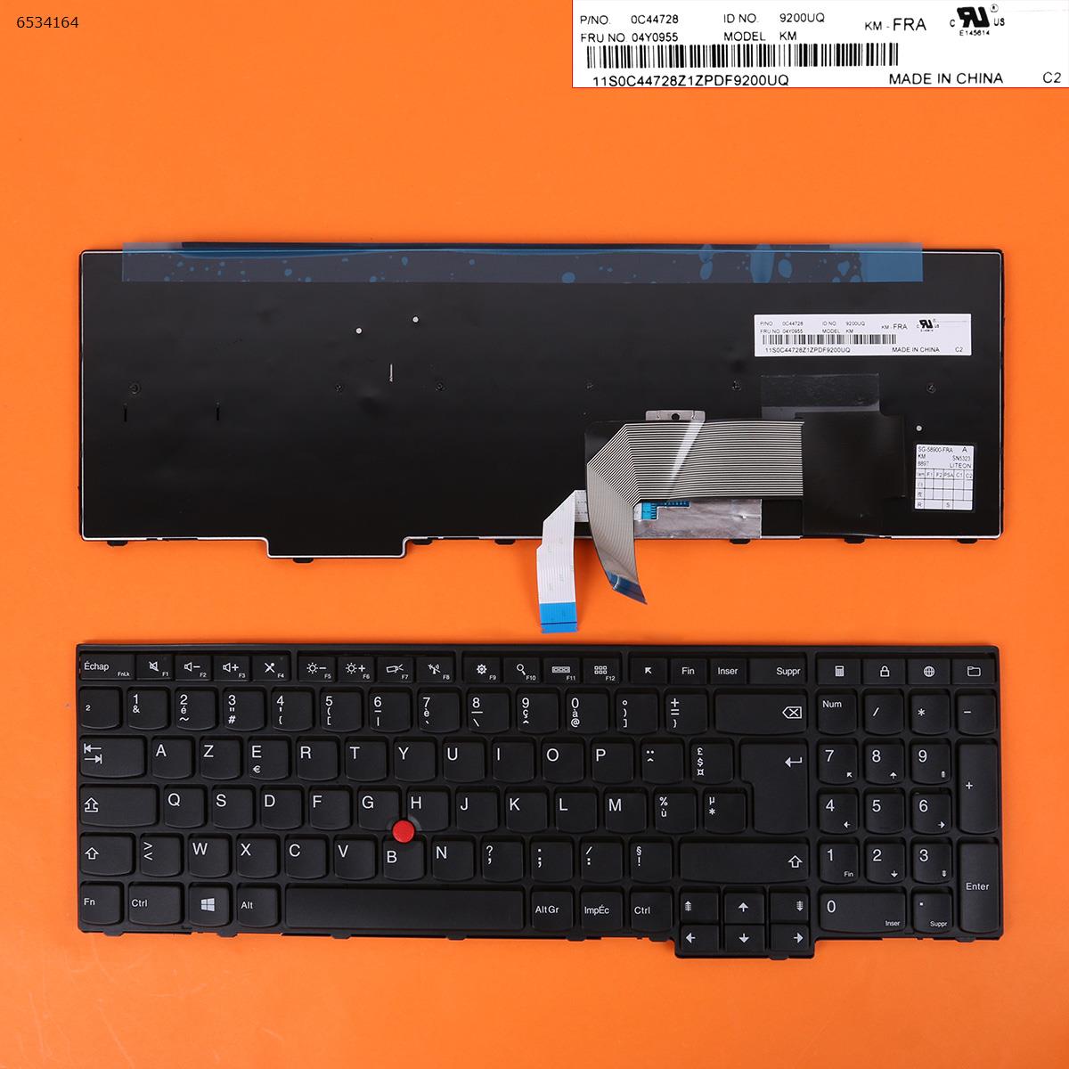 FR French AZERTY Keyboard for Thinkpad T540 T540P T550 T560 W550S W540 W541 E531 E540 L540 L560 L570 Laptop NO Backlit