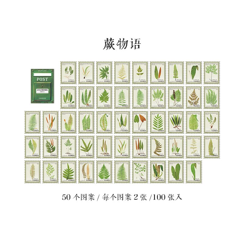 100pcs/lot Kawaii Stationery Stickers Post Diary Planner Decorative Mobile Sticker Scrapbooking DIY Craft Sticker: juewuyu