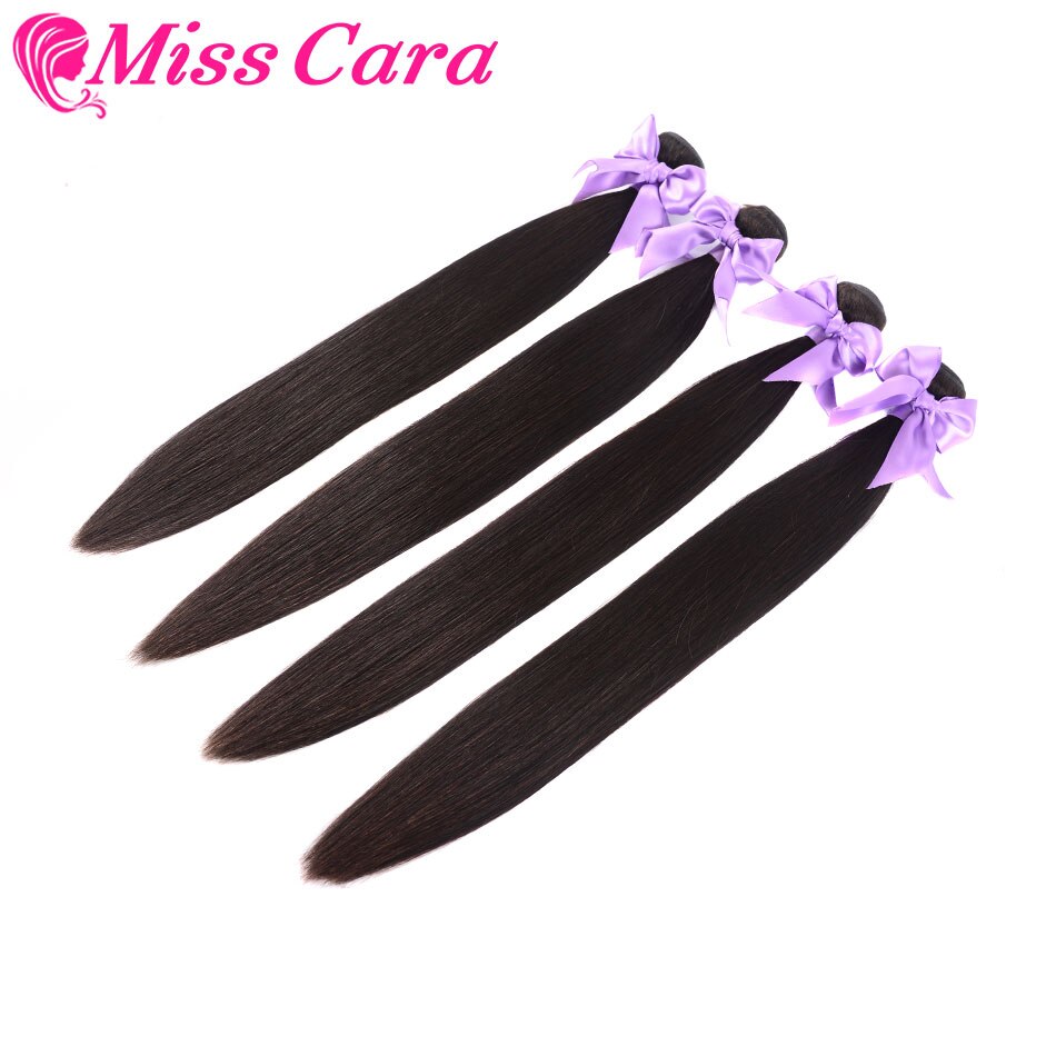 Tissage en lot malaisien Remy 100% naturel-Miss Cara | Cheveux lisses, couleur naturelle, même Direction, cuticules, 1 lot