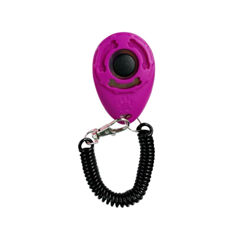 Hondenklikkerspeelgoed, huisdiertraining clickers, gehoorzaamheidstraining hondentrainer, duurzaam,  p7- ding: Paars