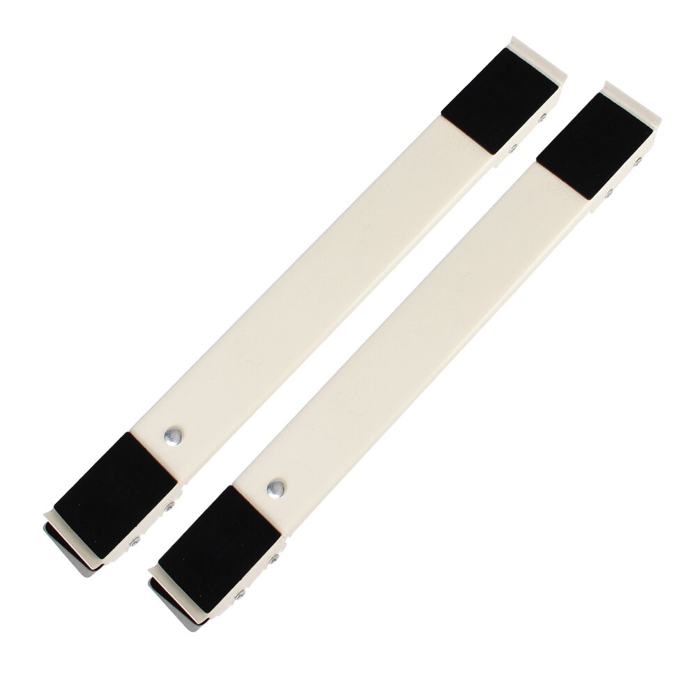 Adjustable Universal Washing Machine Stand Refrigerator Base Mount 24 Wheel Mobile Roller Bracket Multifunctional Dryer Holder: 2pcs Silver