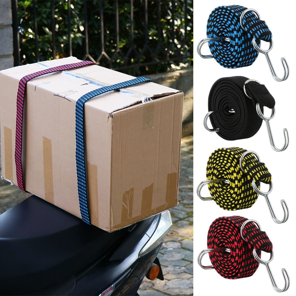 Elastikker gummi bagage reb snor kroge cykler reb binde bagage tagbøjler strop fast bånd cykel motorcykel tilbehør