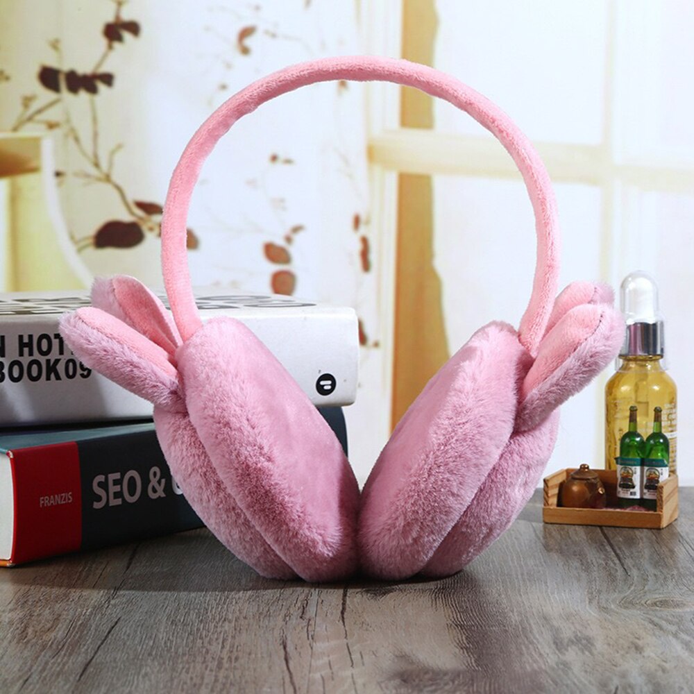 Protège-oreilles de lapin pliants pour enfants, élégants et créatifs, chauds, à la , pour fille et enfant