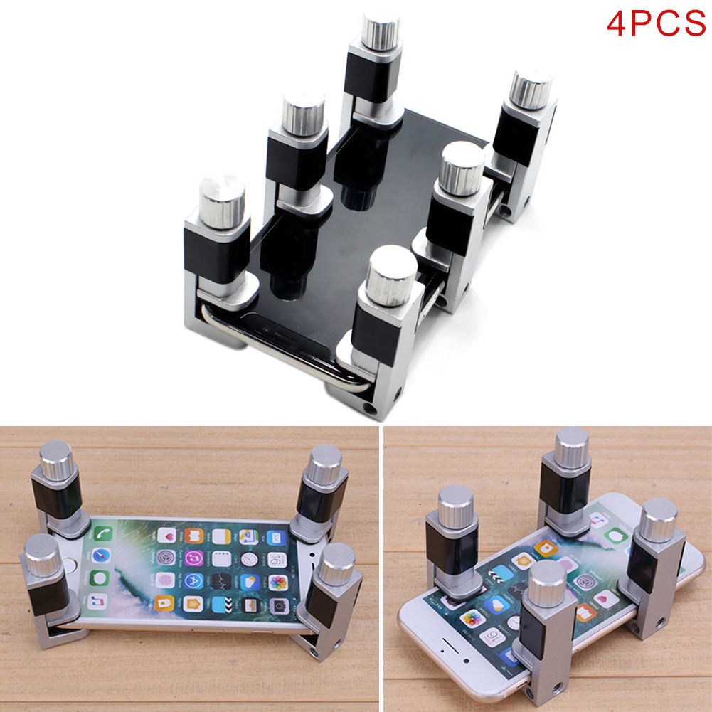 4 Stks/set Lcd-scherm Vaststelling Armatuur Clip Bevestigingsklem Verstelbare Voor Telefoon Repareren UY8