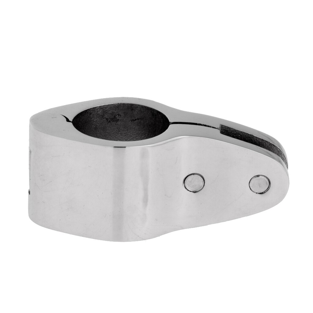2 paquetes de bisagra superior Bimini de mandíbula, herrajes para barcos marinos de acero inoxidable de 7/8 pulgadas 22mm