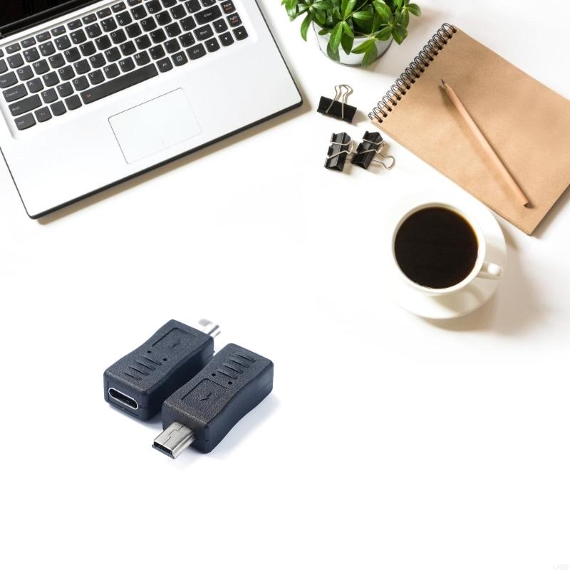 G8DF tragbarer Typ-C zu Mini-USB-Adapter für Digitalkamera MP3-Player