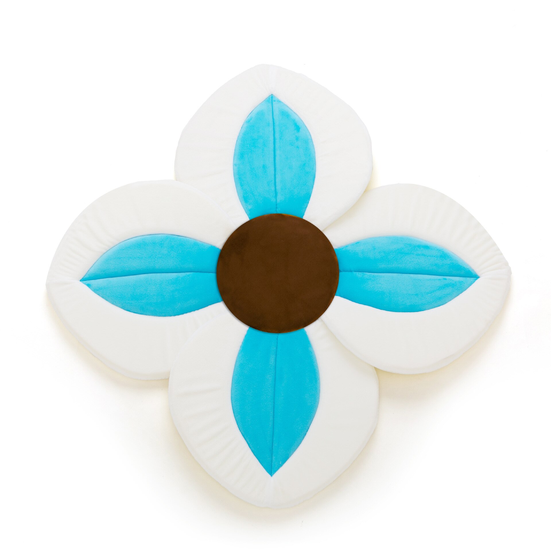 Bloem Speelkleed Bad Kussens Voor Baby Bloeiende Sink Bad Voor Bescherming Baby Wastafel Douche Leuke Zachte Kussen Pasgeboren: 534-sky blue