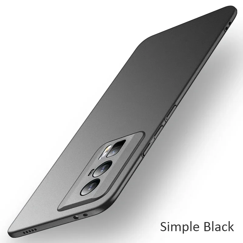 Case Op POCO F5 Shockproof Covers Hard PC Ultra Slim Matte Cover Voor XIAOMI POCO F5 Pro F5Pro 5G Gevallen: Nylon / Black